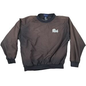 Velocity Baltimore BayRunners IBL Pullover Windbreaker Brown Ombre Mens Medium